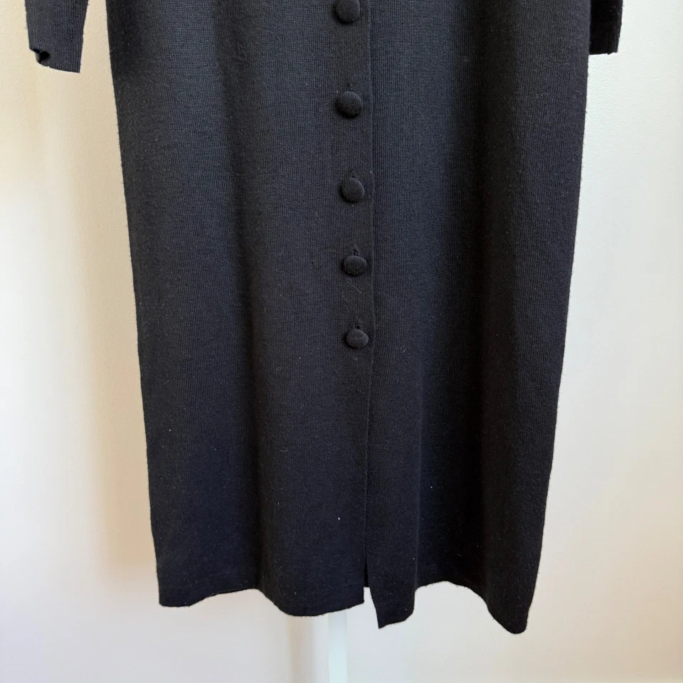 De Colección Karin Stevens Bordado Lagenlook Bruja Cárdigan Suéter Vestido Talla L Foto 3 de 4