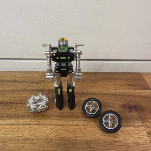 Cy-Kill 100% Complete GREEN & BLACK Variant Gobots Bandai Tonka 1985 Ships Fast!