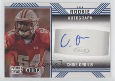 2020 Sage Hit Rookie Auto Blue Chris Orr #A75 Auto 00jj