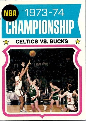 1974-75 Topps NBA Championship #164 NEAR MINT Condition KAREEM ABDUL-JABBAR