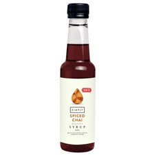 Simply Sugar Free Spiced Chai Syrup, Low Calorie, Vegan  Nut Free Flavoured S...