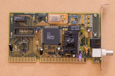 AMD AM79C960KC + TC3092A / 10 Mbit Ethernet ISA Controller / Novell NE-2100