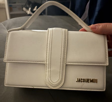 Jacquemus Damen Henkeltasche Leder Weiß mit ...