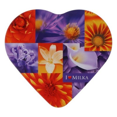 Milka Schokolade Geschenkbox Blechdose Schmuckdose ''Herz''