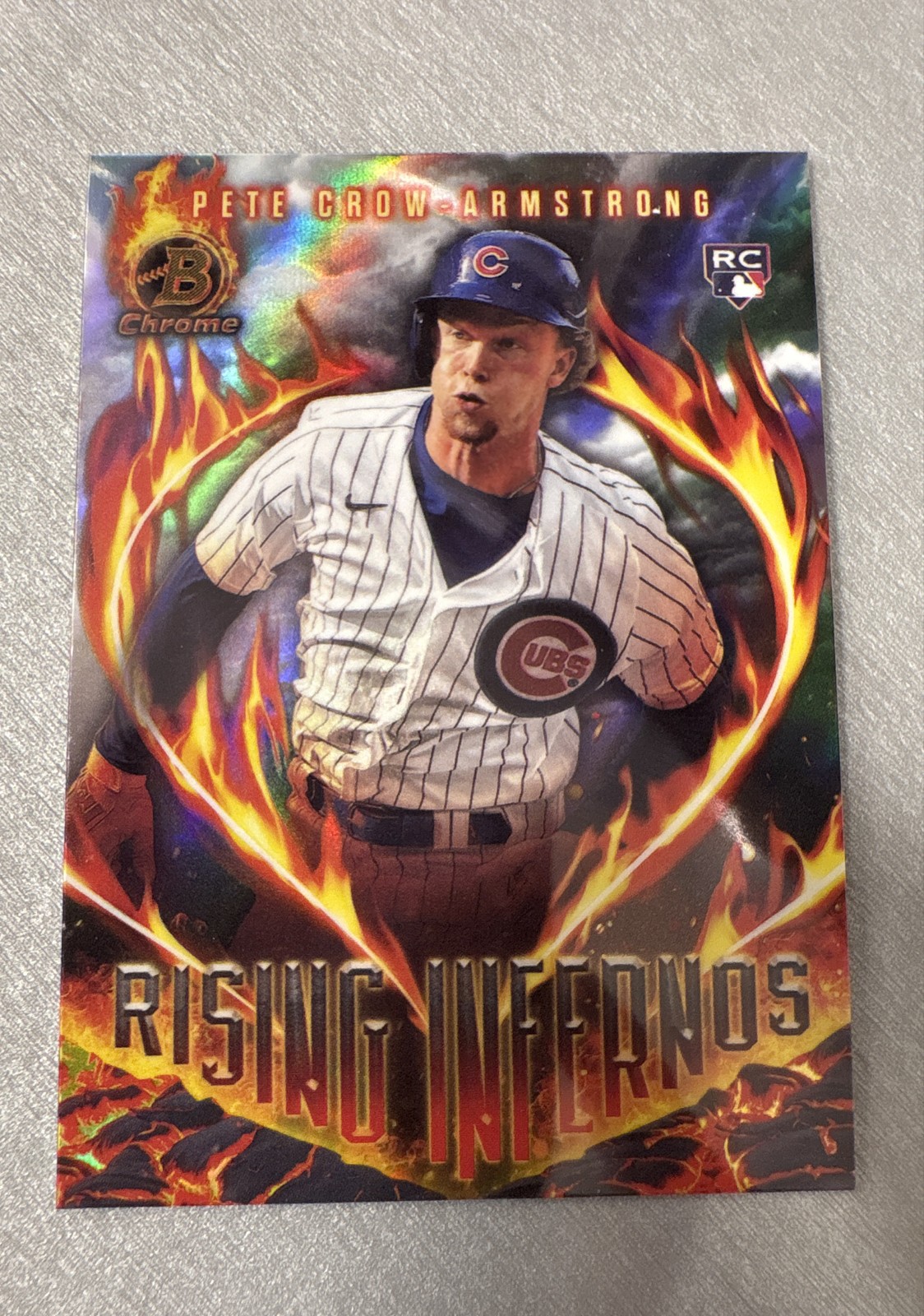 2024 Bowman - Rising Infernos Pete Crow-Armstrong #RI-4 (RC)