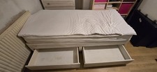 Silent Night Single Divan 2-Draw bed cream condition used only a few times.