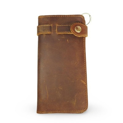 Leather 1 Piece Long Wallet
