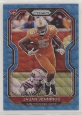 2020 Panini Prizm Rookie Blue Wave Prizm 35/199 Jauan Jennings #304 w6z