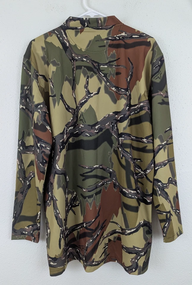 Predator Camo sz L Hunting Top brighter than pictures ls multi color men 1327 - Image 4 of 4