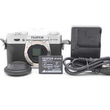 Fujifilm X-T10 Silver Mirrorless Camera Body Good Condition