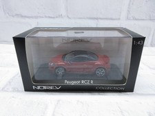 Mini car 1/43 Norev Peugeot RCZ R 2014 Red x Black model car Age14+