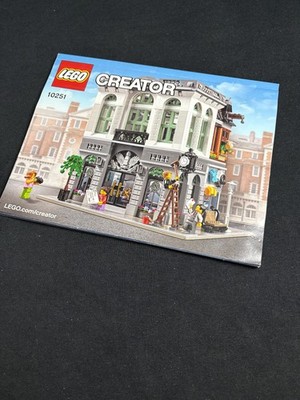 Lego 10251 Creator Expert Modular Instruction Baunaleitung Brick Bank 2016
