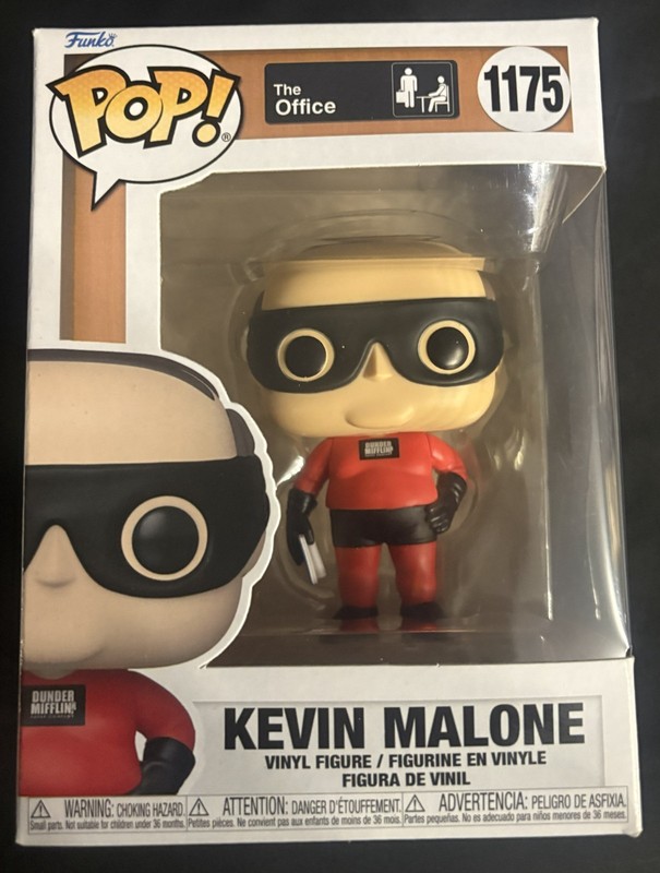 Funko Pop! Vinyl: The Office - Kevin Malone #1175 Dunder Mifflin Superhero