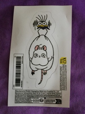Studio Ghibli Spirited Away Figuren Aufkleber 12x5cm