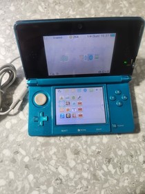 Nintendo 3DS Aqua Blue Console 