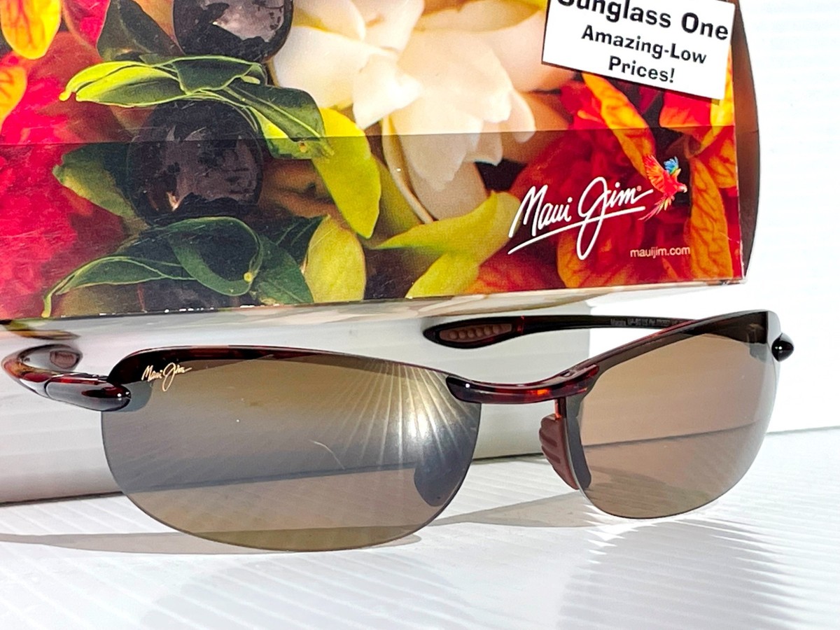 238　マイマラナーブラウン　Lサイズ NEW Maui Jim MAKAHA Tortoise Brown POLARIZED Bronze Lens Sunglass