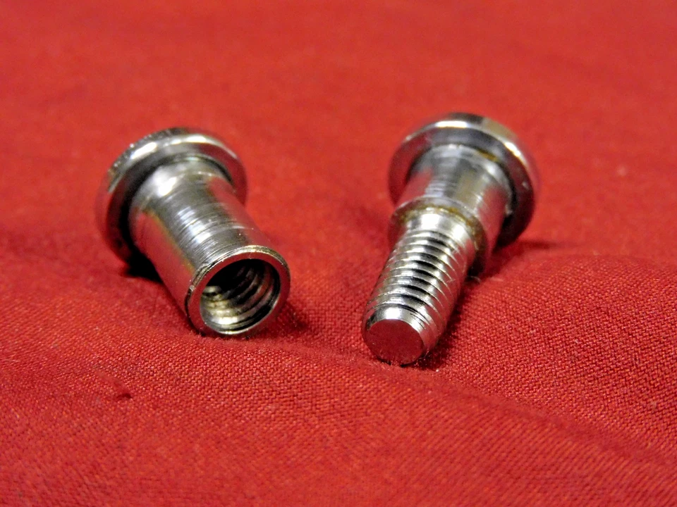 Excelente Perno Carpeta Asiento Cromo Gipiemme Vintage 8 x 19 mm Foto 3 de 4