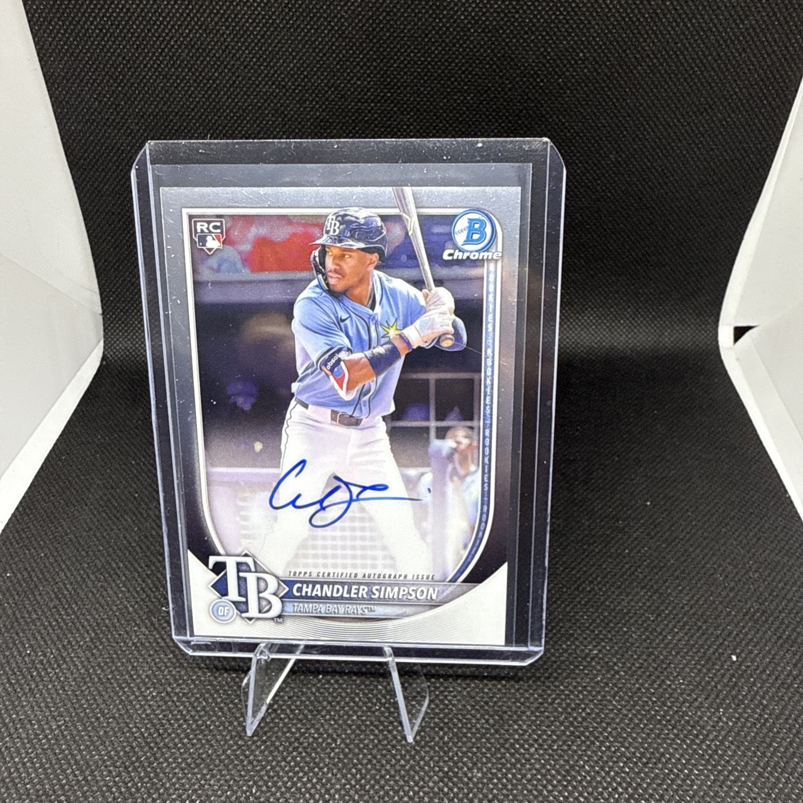 2025 Topps Chrome - Rookie Autographs Chandler Simpson #RA-CSI (AU, RC)