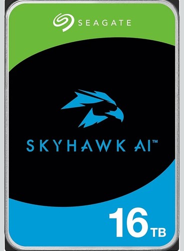 Seagate Skyhawk AI 16TB Internal Hard Drive HDD for DVR NVR Security Camera CCTV - Picture 1 of 6