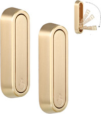 Folding Coat Hooks 2 Pack Gold Wall Mounted Foldable Heavy Duty Towel Robe Hooks