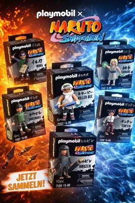   Playmobil x Naruto Shippuden   6er Set Komplett  