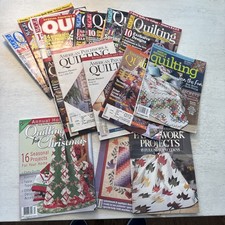 Lot of 17 Quilting Magazines   Quiltmaker, McCall  s, American Patchwork 1990s