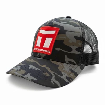 Moto Tassinari MT Camo Technical Trucker Hat - BOCO Gear Snapback - Camouflage - Image 1 of 4