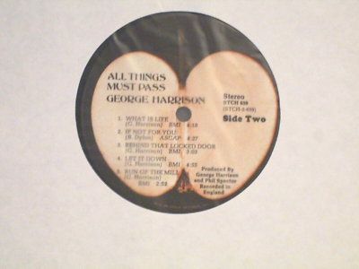 GEORGE HARRISON ALL THINGS MUST PASS STUNNING ORG '70 3-LP BOX ALL