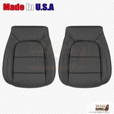 2019 - 2023 Chevy Silverado W/T Driver & Passenger Bottoms Vinyl Cover Jet Black