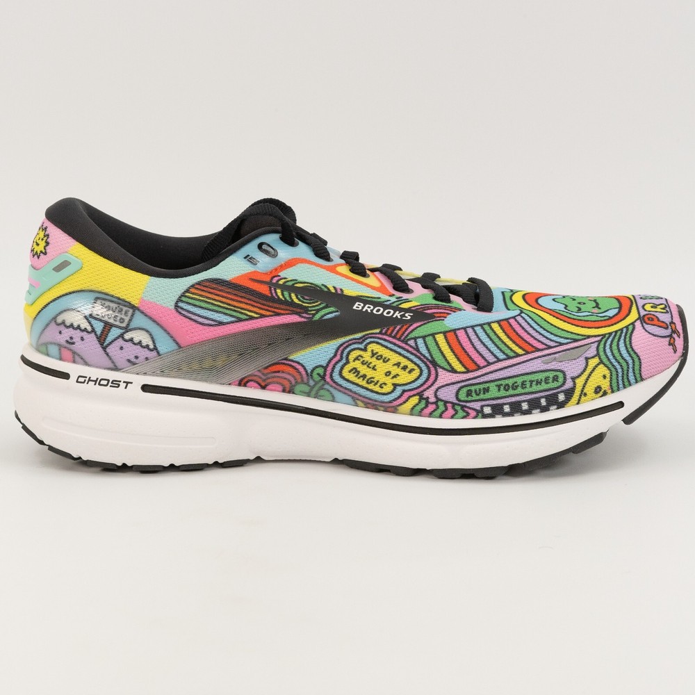 Brooks Men's Ghost 15 'Pride' Running Shoes 110393-1D-058 Multi Size