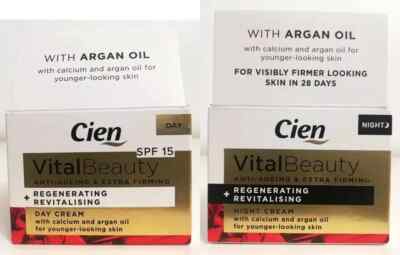 Cien Creme Vital Beauty Tag & Nacht LSF 15 Anti Aging 50ml Silikonfrei