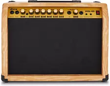 40 Watt Electric Guitar Amplifier | Solid State Studio Amp with 8” 4-Ohm Speaker