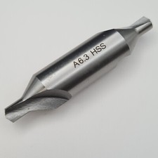 6,3 mm Zentrierbohrer f&uuml;r Metall Anbohrer Bohrer Zentrierer HSS Form A