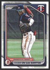 Daiber De Los Santos #BD-105 2024 Bowman Draft Minnesota Twins