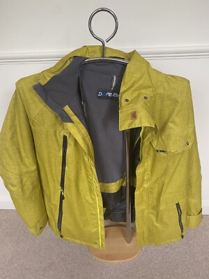 Dare 2B Ski Snowboarding Jacket Yellow Size XL UK 44'' Winter Sports