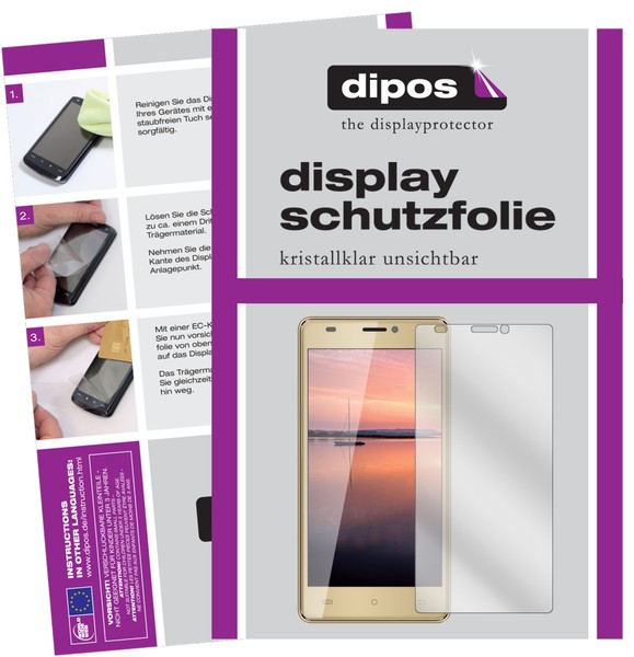 6X Schutzfolie FüR Cubot H3 Klar Displayschutzfolie Folie Display Schutz Dipos-image