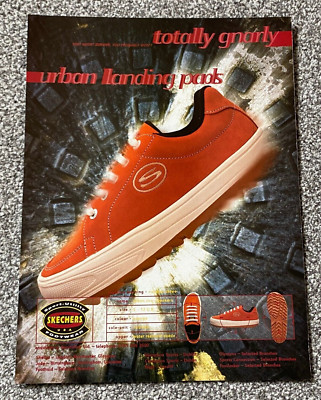 Sammlerstück Vintage 1996 Zeitschrift Werbung Bild Skizzen Schuhe Anzeige 90er