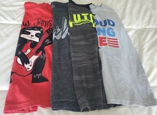 Boy's Lot of 4 Short Sleeve T-shirts Cat  Jack/Art Class/Xersion Sz M EUC 