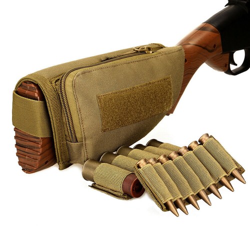 Tactical Buttstock Shotgun Rifle Shell Holder for Cheek Rest Ammo ...