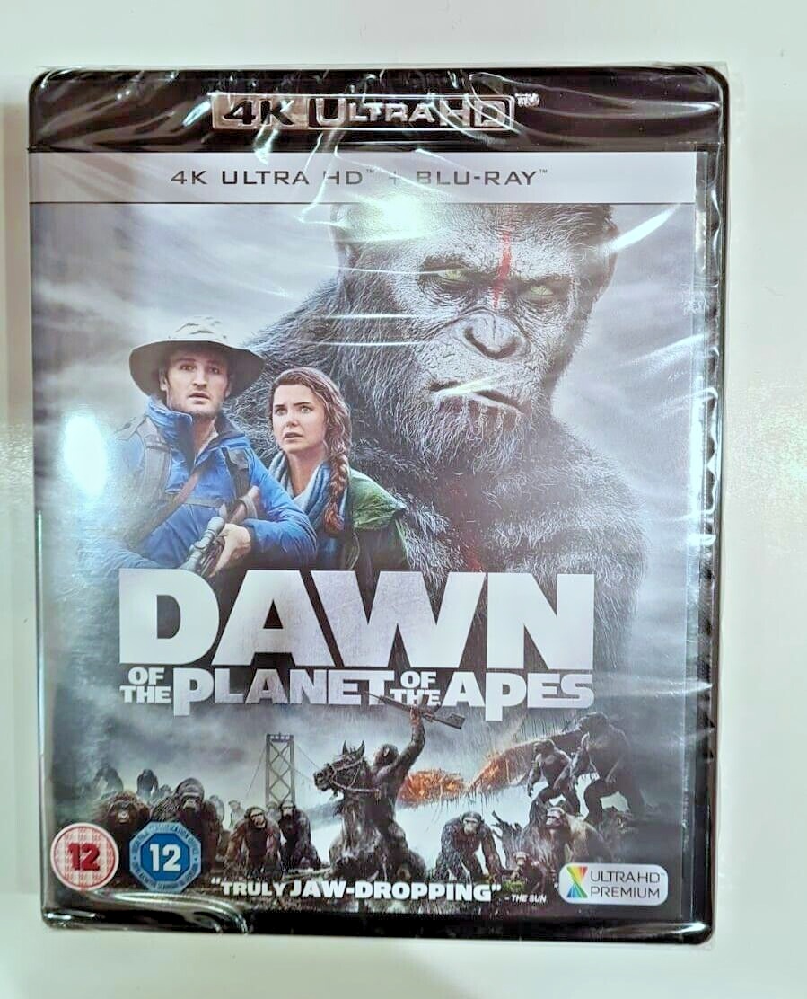 4K UHD BLU-RAY  DAWN OF THE PLANET OF THE APES      BRAND NEW SEALED UK STOCK