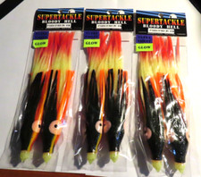6  BAILEY BOO #1156  BLOODY HELL -5½"/7½" BIG GAME UV GLOW - TROLLING & JIGGING