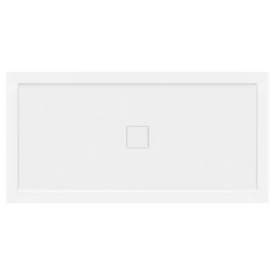 60''x30'' Shower Base Pan Right Double Threshold Wall Corner Center Drain LessCare