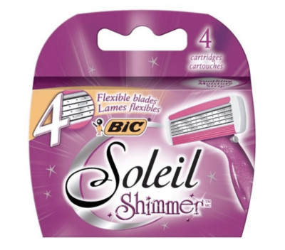 BIC Soleil Shimmers 4 Rasierklingen nachfüllbar - 4 Knorpel