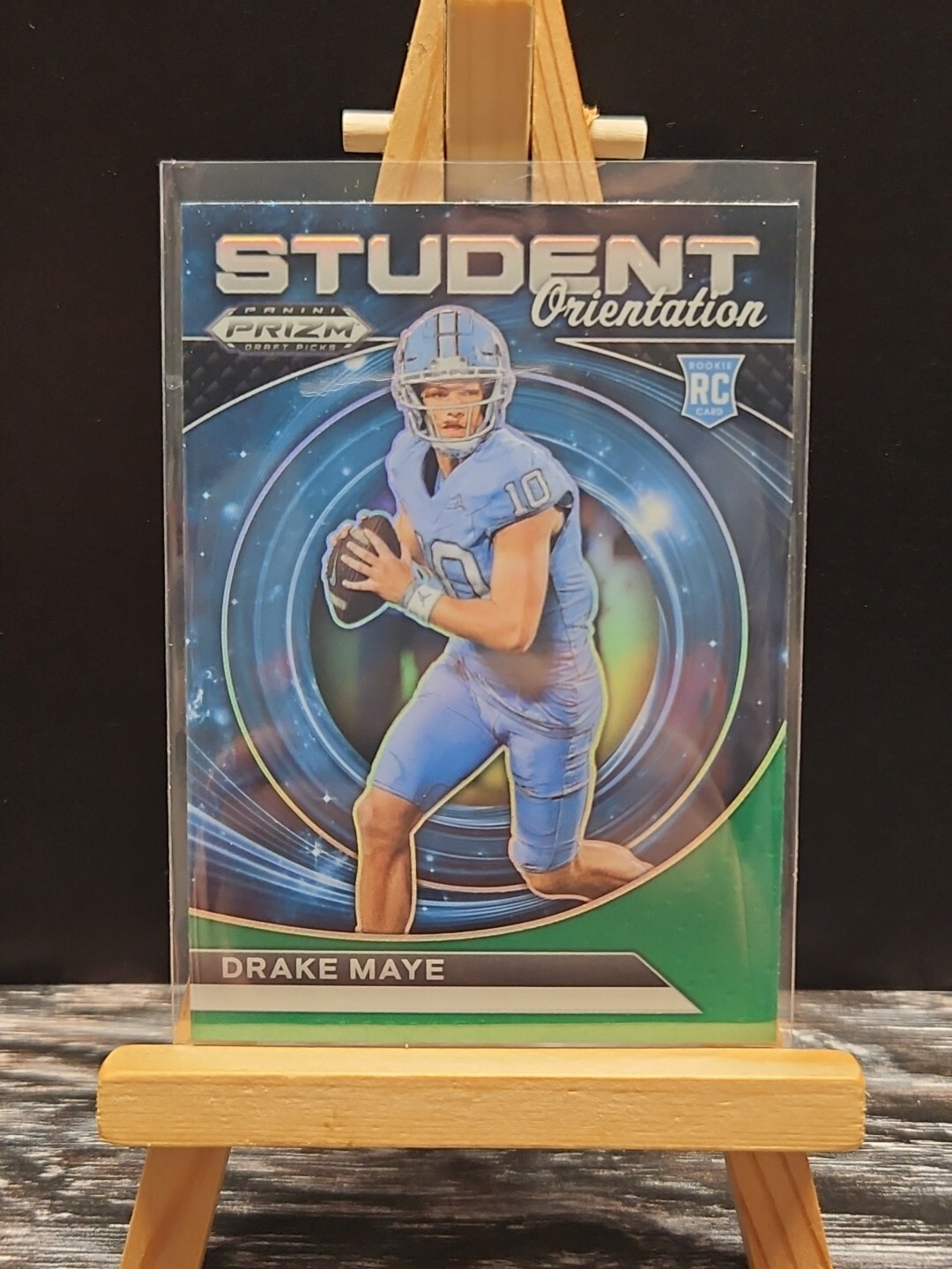 2024 Prizm Draft Picks Drake Maye Student Orientation RC Green Prizm #SO-DM