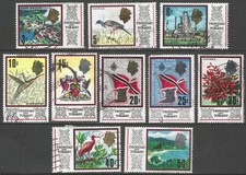 Trinidad & Tobago. 1969 Definitives. 10 Used Values to 50c. SG 339c etc.