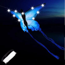New Arrive High Quality Outdoor Fun Sports LED Butterfly Kite with Lights Good F