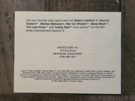 Whomp 'Em Nintendo Nintendo NES Manual Only