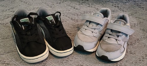 Nike Puma Air Max Lot of 2 athletic shoes SC gray suede casual sneakers size 9 - Picture 21 of 21
