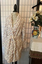 Intéco Intimates NWT Women 1-SZ Fluffy Plush Fleece Bathrobe Robe