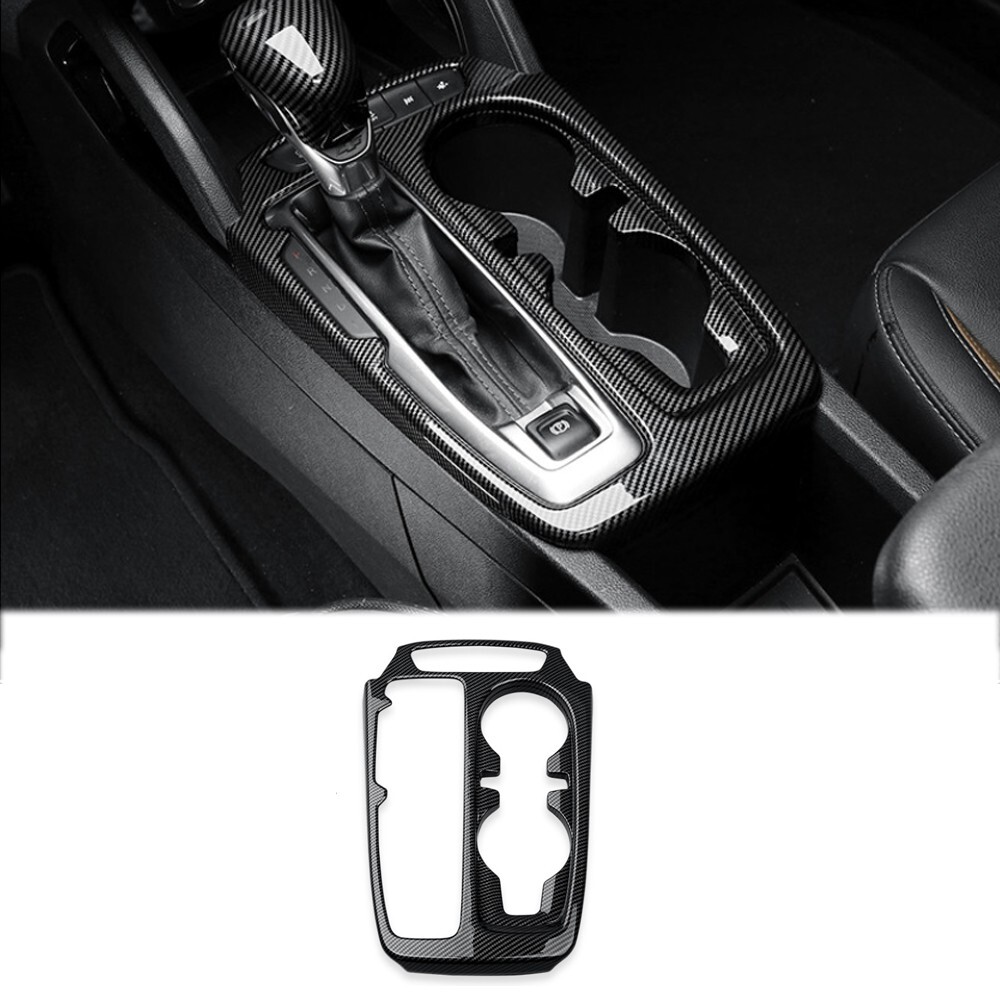 Carbon Fiber ABS Gear Center Control Panel Cover Trim For Chevrolet Trailblazer